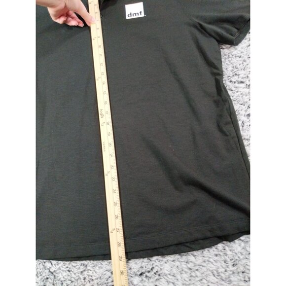 LULULEMON Evolution Short-Sleeve Polo Slim Fit SZ XL Black Sweat-wicking Golf - Picture 5 of 9